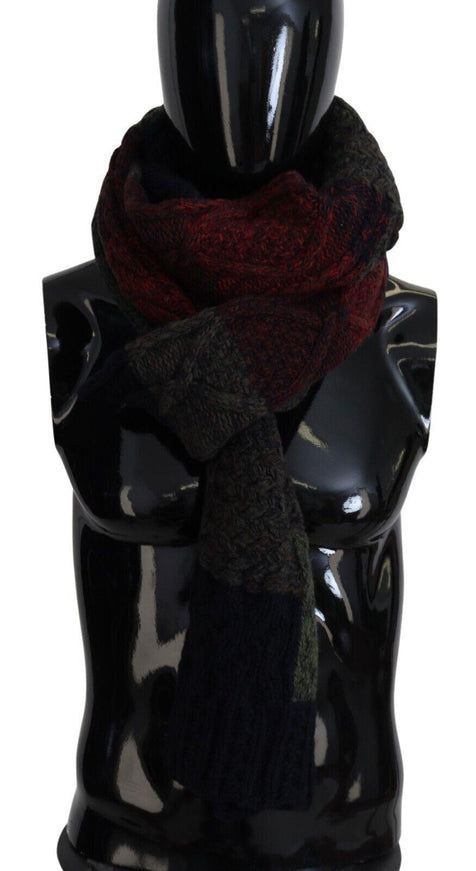 Dolce & Gabbana Multicolor Knitted Men Neck Wrap Shawl Scarf - Ellie Belle