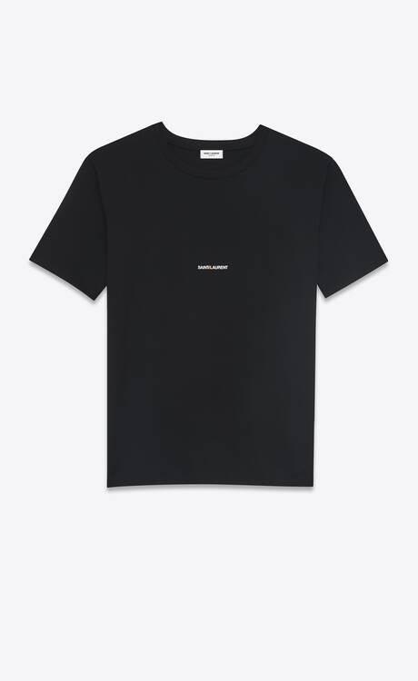 Saint Laurent Black Cotton T-Shirt - Ellie Belle