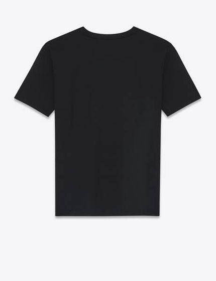 Saint Laurent Black Cotton T-Shirt - Ellie Belle