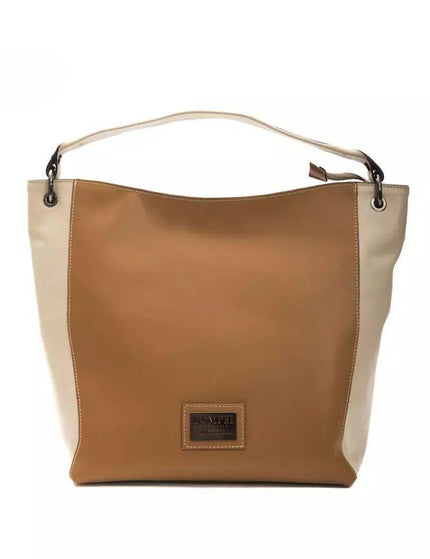 Pompei Donatella Brown Leather Shoulder Bag - Ellie Belle