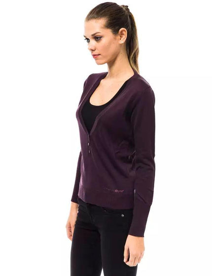 Ungaro Fever Purple Wool Sweater - Ellie Belle