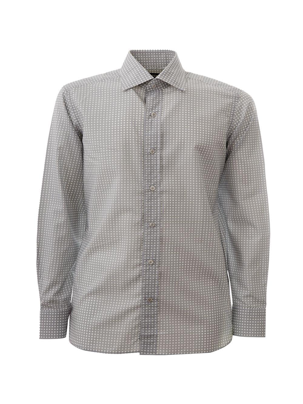 Tom Ford Regular Fit Shirt with Micro Print allover - Ellie Belle