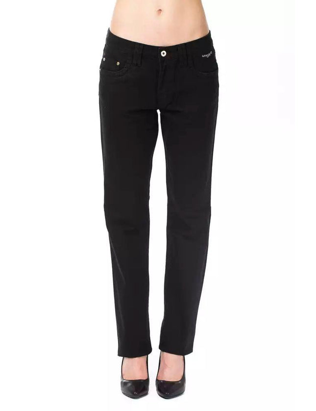 Ungaro Fever Black Cotton Jeans & Pant - Ellie Belle
