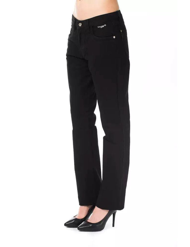 Ungaro Fever Black Cotton Jeans & Pant - Ellie Belle