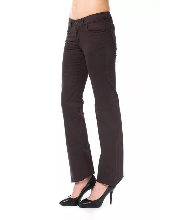 Ungaro Fever Brown Cotton Jeans & Pant - Ellie Belle