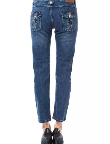 Ungaro Fever Light Blue Cotton Jeans & Pant - Ellie Belle