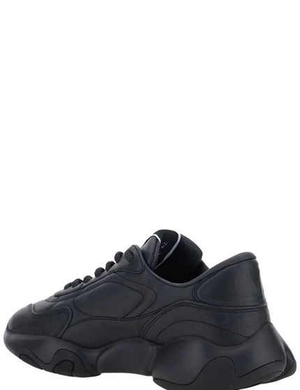 Valentino Black Calf Leather Garavani Sneakers - Ellie Belle
