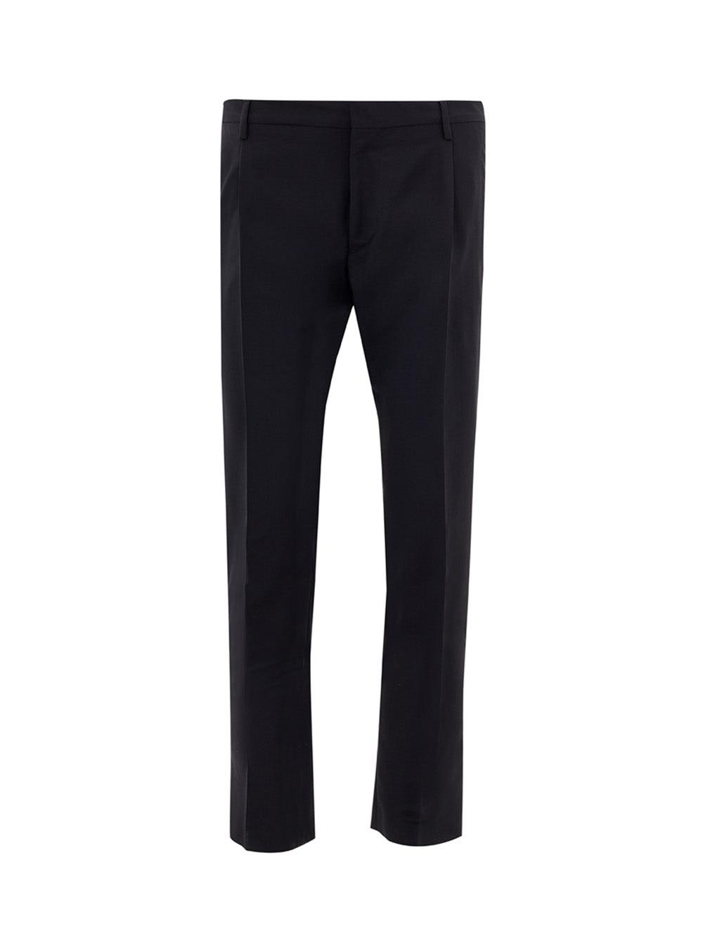 Valentino Tailored Wool Blend Blue Trousers - Ellie Belle