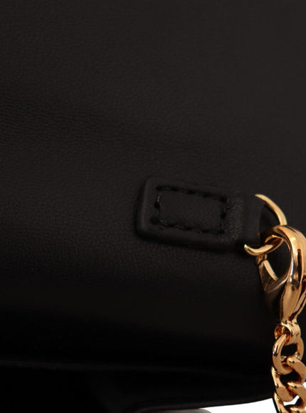 Versace Black Nappa Leather Medusa Evening Bag - Ellie Belle