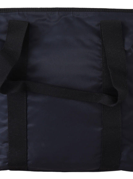 Versace Blue Nylon Tote Bag - Ellie Belle