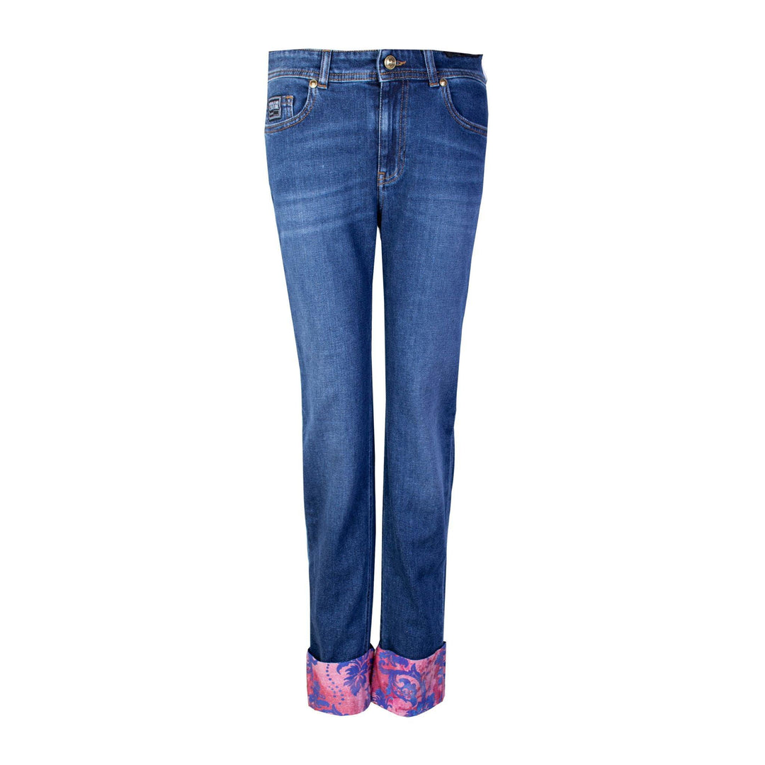 Versace Jeans Melissa Blue Cotton Denim Jeans - Ellie Belle