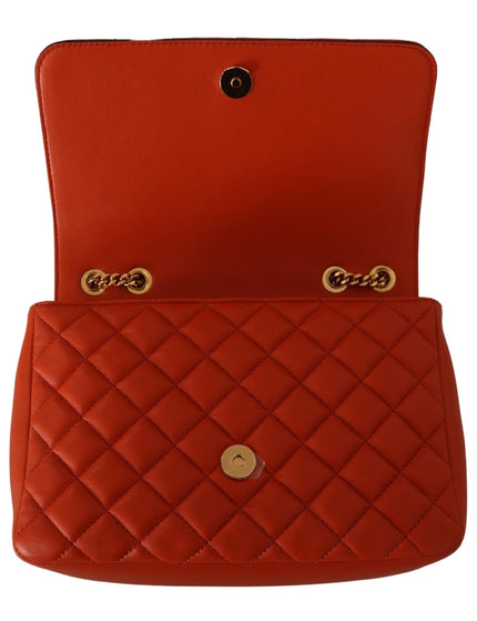 Versace Red Nappa Leather Medusa Shoulder Bag - Ellie Belle