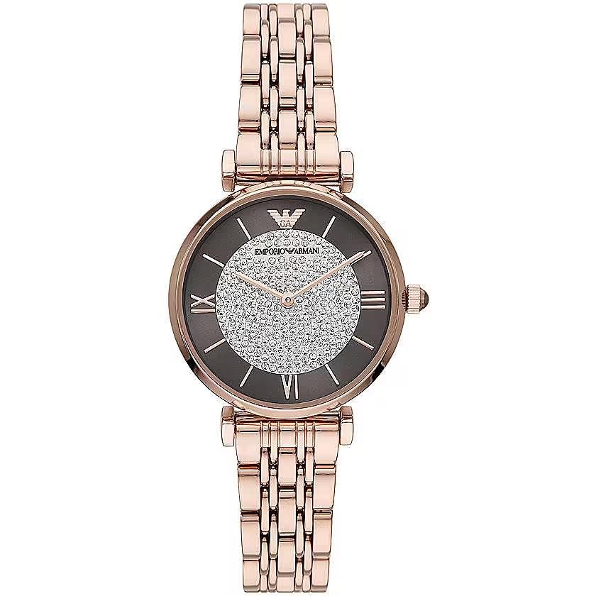 Emporio Armani Bronze Steel Quartz Watch - Ellie Belle