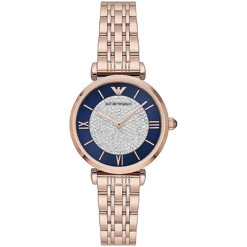 Emporio Armani Bronze Steel Quartz Watch - Ellie Belle