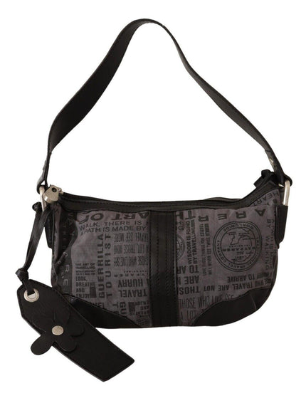 WAYFARER Gray Printed Handbag Shoulder Purse Fabric Bag - Ellie Belle