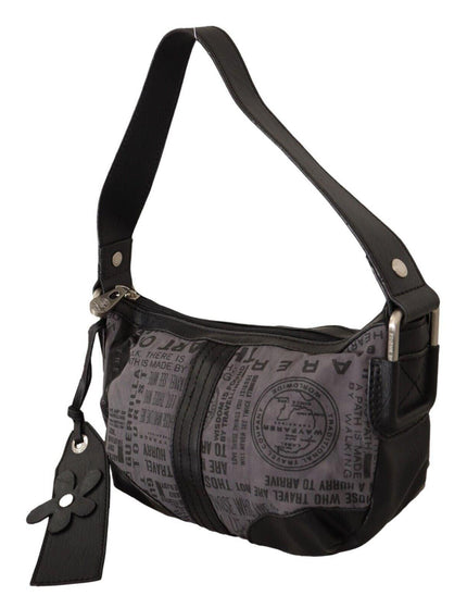 WAYFARER Gray Printed Handbag Shoulder Purse Fabric Bag - Ellie Belle