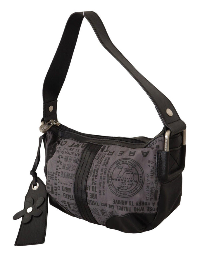 WAYFARER Gray Printed Handbag Shoulder Purse Fabric Bag