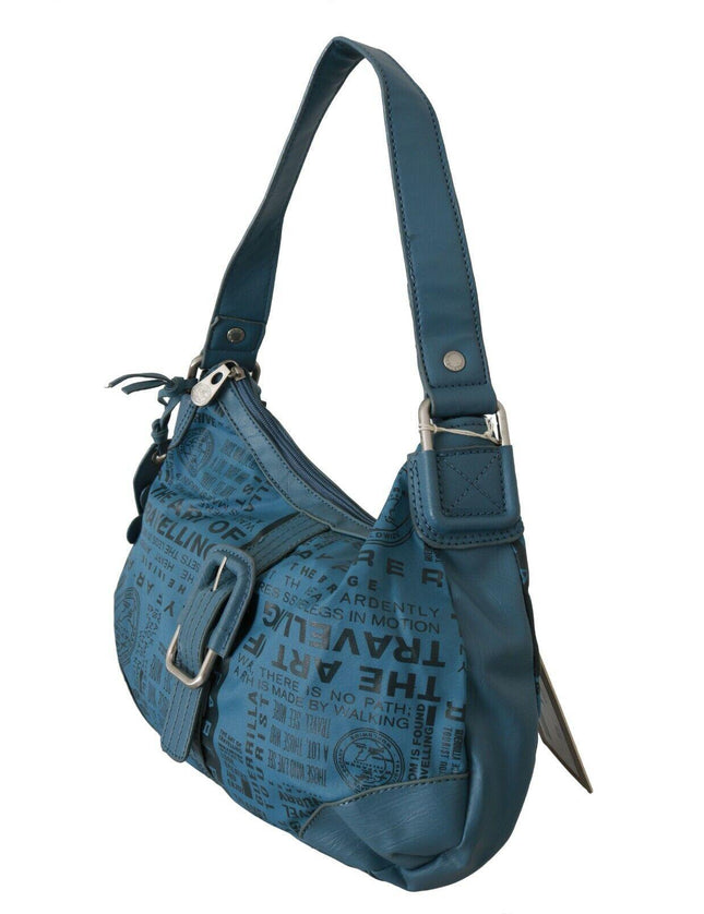 WAYFARER Shoulder Handbag Printed Purse Women Blue - Ellie Belle
