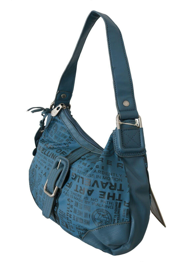 WAYFARER Shoulder Handbag Printed Purse Women Blue - Ellie Belle